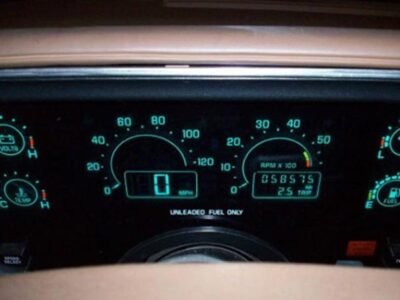 red 1990 buick reatta coupe tan interior dashboard