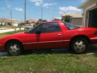 1989 red buick reatta coupe