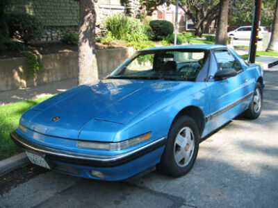 1990 maui blue buick reatta coupe blue interior