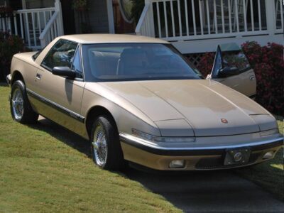 1990 gold buick reatta coupe custom wheels