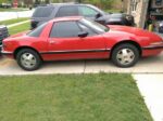 1990 red buick reatta coupe