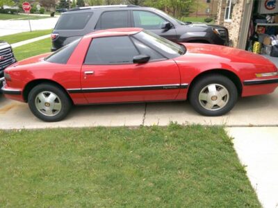 1990 red buick reatta coupe