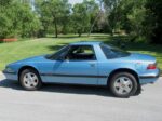 1990 blue buick reatta coupe