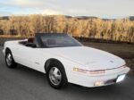 white 1990 buick reatta convertible