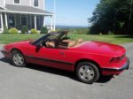 red 1990 buick reatta convertible tan interior