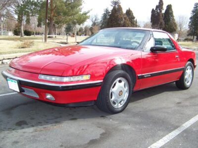 1991 red buick reatta coupe