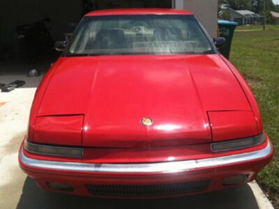 1989 red buick reatta coupe